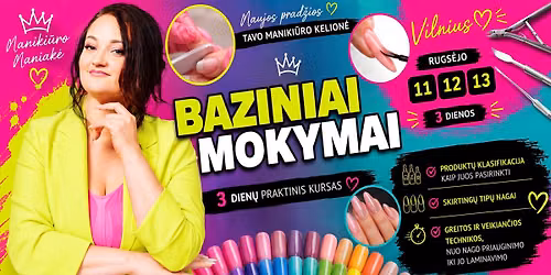 Baziniai maniki\u016bro mokymai. Vilnius