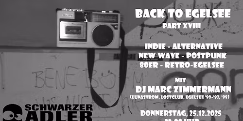 Back To Egelsee XVIII