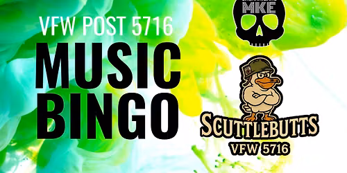 Friday night MUSIC BINGO!