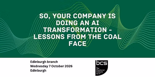 So, your company is doing an AI transformation - lessons from the coal face