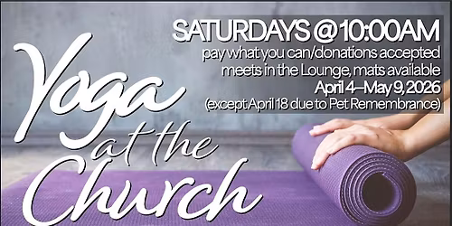 Gentle Beginner Yoga Class at First Presbyterian Church of Edgewood