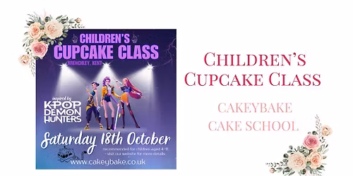 Children's Cupcake Class - Kpop Demon Hunters inspired