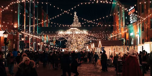 Christmas lights - Night time street photography