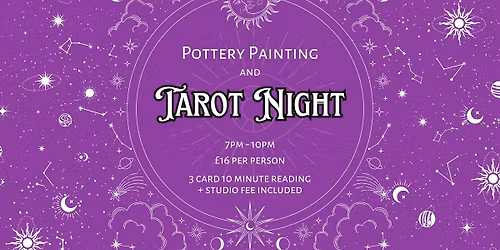 Pottery Painting and Tarot Night
