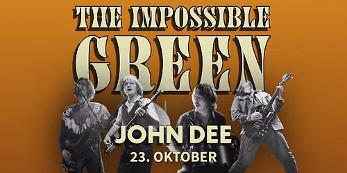 The Impossible Green \u2013 Releasekonsert \/\/ John Dee \/\/ 23.10.26
