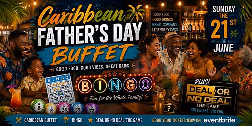 Father\u2019s Day Caribbean Buffet & Games