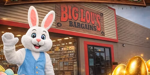 Easter Bunny at Big Lou\u2019s Bargains