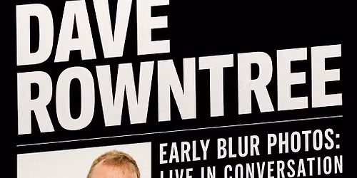 Dave Rowntree from Blur - live in Conversation