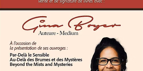 Gina Boyer: Book Signing &Discussion