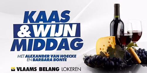 Kaas- en wijnmiddag met Barbara Bonte en Alexander Van Hoecke