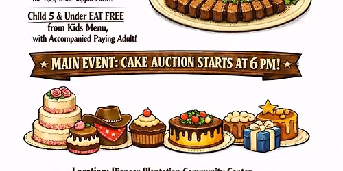 Cake Auction Scholarship Fundraiser