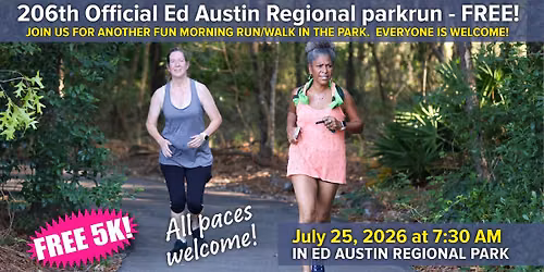 206th Official Ed Austin Regional parkrun (Jacksonville, FL)
