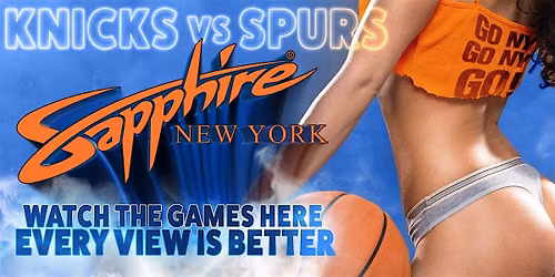 NBA Finals Knicks vs Spurs Game 4 at Sapphire New York