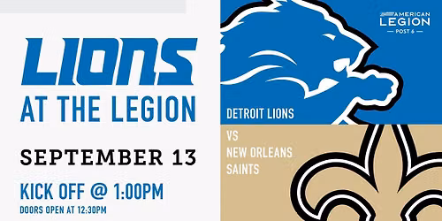 Lions at the Legion