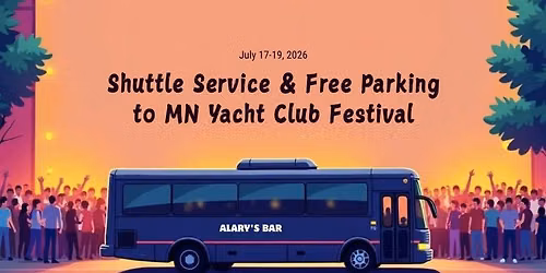 MN Yacht Club Festival Shuttle Service & Free Parking at Alary's