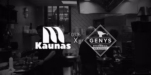 MOMO Grill Kaunas X Genys Brewing Co. Nealkoholinis vakarien\u0117 | KOVO 26d.