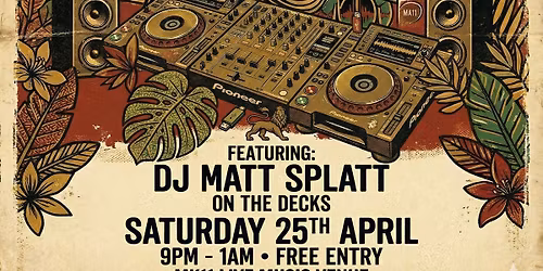 Sunshine Sessions: Reggae & Rum @ MK11 | DJ MattSplatt | Free Entry - 9pm - 1am