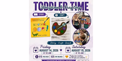 \ud83c\udfa8 Toddler Time: Beautiful Oops! Storytime & Craft
