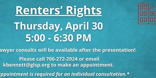GLSP Presents: Renters\u2019 Rights & Protections