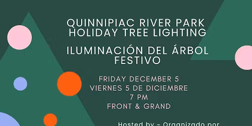 Holiday Tree Lighting ~ Iluminaci\u00f3n del \u00e1rbol festivo