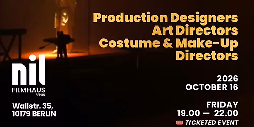 ART DEPARTMENT NIGHT BERLIN \u2014 OCTOBER 2026