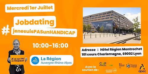 JOBDATING #jenesuisPASunHANDICAP - Lyon