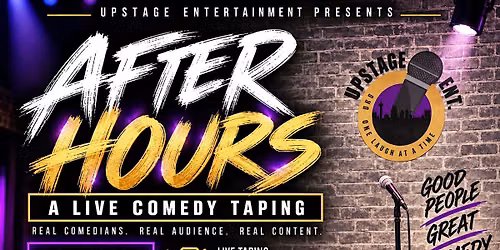 After Hours: A Live Comedy Taping at Upstage Comedy Lounge