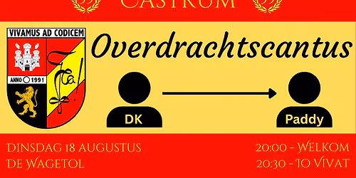 Castrum Overdrachtscantus 2026