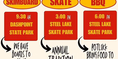Surf & Turf 2026 - Skate and Surf and Potluck BBQ
