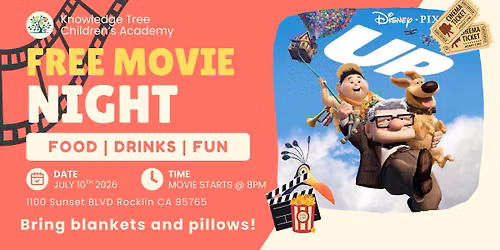 \ud83c\udfacSUMMER MOVIE NIGHT!\ud83c\udfac| Up