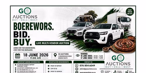 BOEREWORS, BID AND BUY