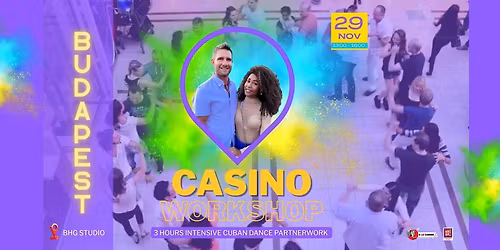 Kubai Casino - 3-\u00f3r\u00e1s, intenz\u00edv, k\u00e9szs\u00e9g-fejleszt\u0151 t\u00e1nc workshop (KH szintt\u0151l)