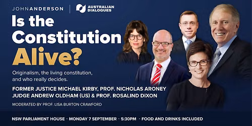 A Big Dialogue: Is the Constitution Alive?