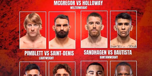 UFC 329 - McGregor vs. Holloway 2 \ud83e\udd4b\ud83e\udd4a