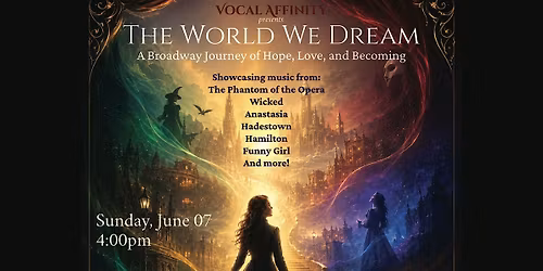 The World We Dream - Vocal Affinity Broadway Concert June 7th, 2026