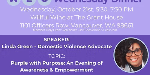WEO October Dinner (Member Only Event)