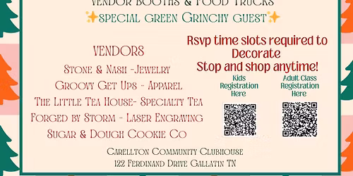 Cookie Decorating & Holiday Shopping