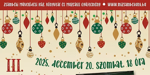 III. ZS\u00c1MB\u00c9KI BLUES KAR\u00c1CSONY