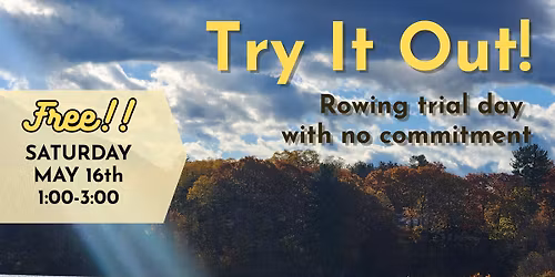 Try Rowing in Brattleboro, VT!