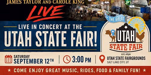 Fire and Rain "Live" at the Utah State Fair