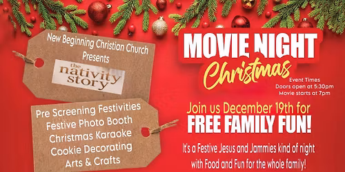 Christmas Movie Night & Festive Family Fun