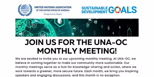 UNA-OC Chapter August 2026 Monthly Meeting