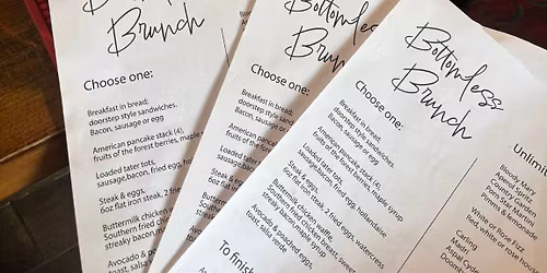 Bottomless brunch!
