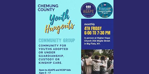 CNY AGAPE and KCSP Youth Hangouts for Chemung County