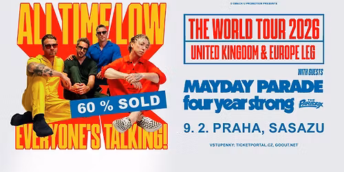 All Time Low (US) with guests: Mayday Parade, Four Year Strong, The Paradox \/ SaSaZu Club