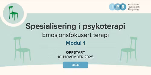 EFT - Spesialistutdanning for psykologer og leger - Modul 1