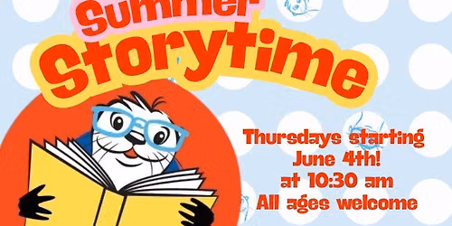 Summer Storytime Local Author Series