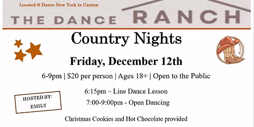“The Dance Ranch’s” Country Night at Dance New York