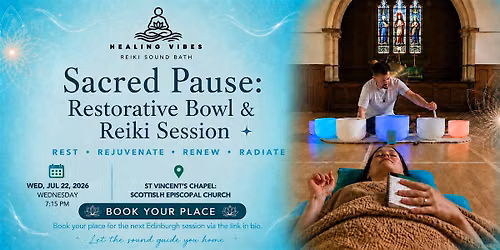 Sacred Pause: Restorative Bowl & Reiki Session