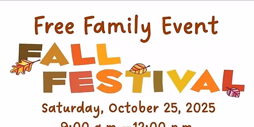 Free Fall Festival and Trunk or Treat